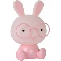 Licht-Erlebnisse Tischleuchte RUVOX, LED fest integriert, Neutralweiß, LED mit Dimmer 30,5 cm Rosa neutralweißes Licht 4000 K 120-295 lm