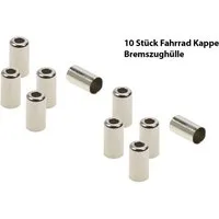 Non-Branded Felgenbremse 10 Stück Fahrrad Außenhüllen End Kappen Hülsen Ferrule Bremshüllen (10-St)