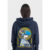 Oldskull Kapuzensweatshirt Asian Virtual Logo Graphic Traditionelles fernöstliches Motiv