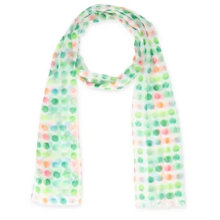 Halsüberkopf Accessoires - 45x180 Schal Little Dots grün - Gr. - OS