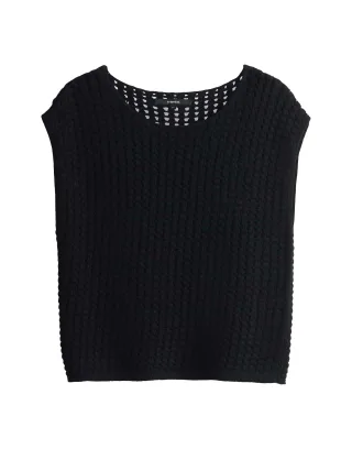 someday - Strickshirt - Tarisol schwarz - Gr. - 36