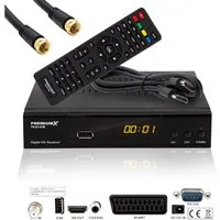 PremiumX HD 521 B FTA Digital SAT Receiver DVB-S2 FullHD HDMI SCART USB SAT-Receiver