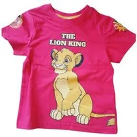 Disney The Lion King T-Shirt Lion King Simba T-Shirt für Jungen, Blau oder Rot, Gr. 92-128