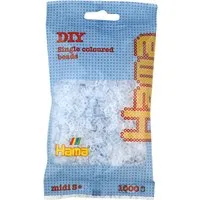 Hama Bügelperlen Hama Bügelperlen – Transparent-Weiß, Midi 5 mm (1000 Stk)