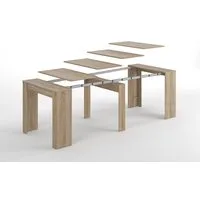 freiraum Kulissen-Esstisch Multifunktionstisch, ausziehbar in Kanada-Eiche - 90(237)x78x51 (BxHxT)
