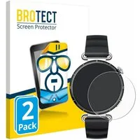 BROTECT Displayschutzfolie Schutzfolie für Huawei Watch GT 6 (41 mm), 2 Stück, Displayschutz Schutz Folie Klar Transparent