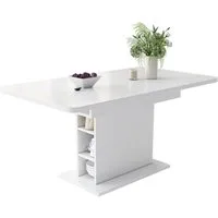 OKWISH Esstisch Esszimmertisch Küchentisch (Kaffee-Freizeittisch erweiterbar multifunktional, ausziehbar)