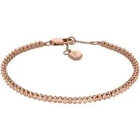 Fossil Tennisarmband Schmuck Geschenk Metall Armschmuck ELLIS, mit Zirkonia (synth)