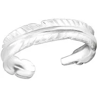 Order & Smile Schmuck Zehenring Zehenring Feder: Zehring Silber 925, gestempelt