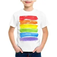 style3 T-Shirt Regenbogenflagge lgbt liebe toleranz
