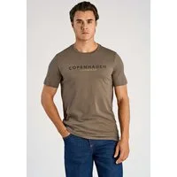 LINDBERGH T-Shirt mit Logo und Rundhalsausschnitt