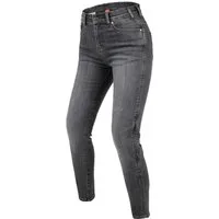 Rebelhorn Motorradhose Classic 3 Slim Fit Damen Motorrad Jeans Verbindungsreißverschluss,Hüftprotektoren enthalten,Knieprotektor