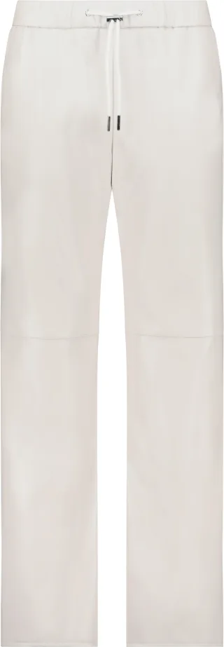 monari - Straight Leg Lederhose oat milk - Gr. - 46