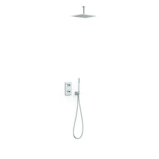 Tres 2 Wege Thermostatarmatur Set Therm box für die Dusche , 21135003 21135003