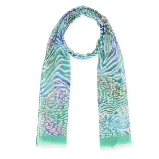 Halsüberkopf Accessoires - Schal Coral Reef 45x180 grün - Gr. - OS