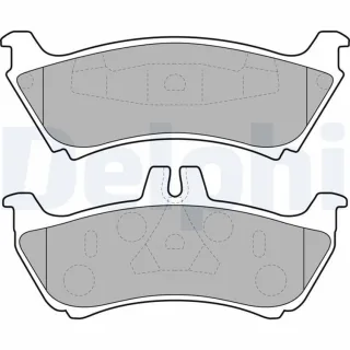 Delphi Bremsbel?ge hinten Mercedes M-Klasse W163 LP1692