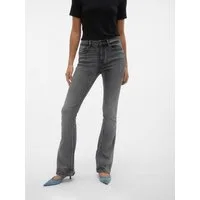 Vero Moda Bootcut-Jeans VMFLASH MR FLARED JEANS LI213 GA NOOS Baumwollmischung mit Stretch, regular waist, bootcut fit
