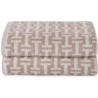 L'Essentiel Maison Badetücher Whitney, Walkfrottier (Set, 2-St), 2-teiliges Set, 100 % Baumwolle, 400 g/m², 70 x 140 cm
