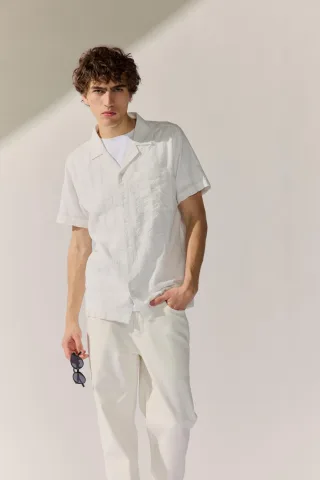 BASEFIELD - He.-Freizeithemd 1/2 Arm cotton - Gr. - M