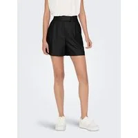 ONLY Shorts ONLLINDA – Shorts mit hoher Taille und weitem Beinschnitt Materialmix, High Waist