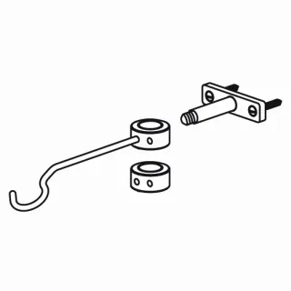 KWC Brausehalter kpl. SYSTEMA. GASTRO, chromeline,537851 537851