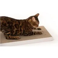 LucyBalu Kratzbrett SCRATCHPAPER Katzen Kratzbrett aus Wellpappe, umkehrbare Kratzmatte, Katzen Kratzpappe, Katzenbrett aus Wellpappe, Kratzpad