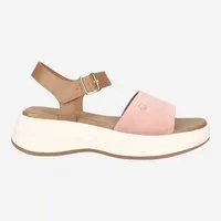 Geox GEOX SPHERICA ECUB, Sandaletten, Braun kombiniert, Damen Sandalette