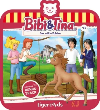 tigermedia tigercard - Bibi & Tina Folge 93 Das wilde Fohlen Pferde Reiterhof Mädchen