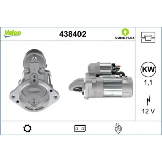 Valeo Starter 1,1 kW BMW 3er 5er 7er X3 X5 3,0 438402