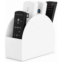 Alpha Electronics Organizer Fernbedienung Halter Moderner Remote Control Ständer (Sparangebot, 1 St., für Couchtisch & Sideboard), Elegante Aufbewahrung für Fernbedienungen in Schwarz & Weiß