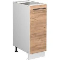 Vicco Apothekerschrank Fame-Line, Goldkraft Eiche/Weiß, 30 cm ohne Arbeitsplatte (1-St)