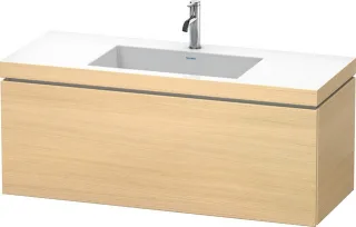 Duravit L-Cube c-bonded Set wandhängend Mediterrane Eiche Matt 1200x480x500 mm - LC6919O7171 LC6919O7171