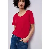 STREET ONE T-Shirt Style Gerda mit femininem V-Ausschnitt