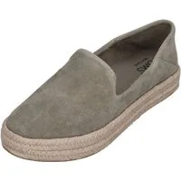 TOMS CAROLINA Espadrille Vetiver Grey Suede