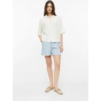 s.Oliver Shorts Hose Gestreifte Shorts aus aus Musselin