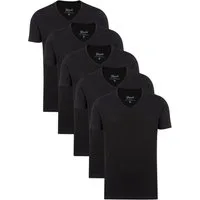 Yazubi T-Shirt modisches Shirt Mythic (Spar-Set, 5er-Pack) bequemes T-shirt mit V-Ausschnitt