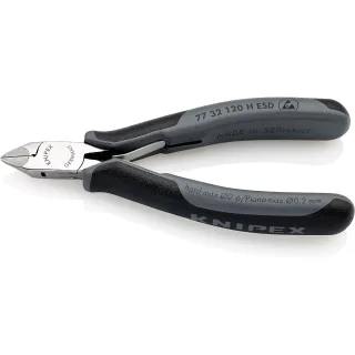 KNIPEX Hartmetall-Elektronik-Seitenschneider - 7732120HESD