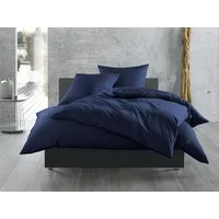 BETTWAESCHE-MIT-STIL Bettwäsche Mako Satin Bettwäsche uni einfarbig, Mako-Satin, 3 teilig