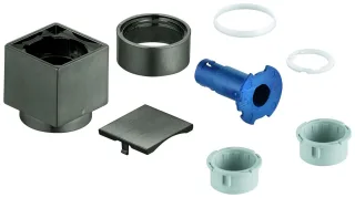 Grohe Absperrgriff 49092 für Aquadimmer für THM-FMS hard graphite gebürstet, 49092AL0 49092AL0