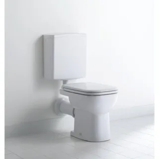 Duravit D-Code Stand WC 2108090000 Abgang waagrecht, Weiß Hochglanz