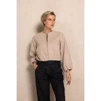 Zhrill Blouson MANOA lässiger Look, mit Eingrifftaschen, hüftlange Passform