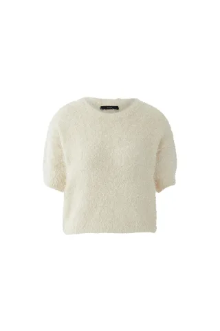 Oui - Pullover whitecap gray - Gr. - 36