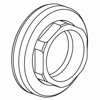 KWC Patronenschraube Ms blank, M36x1.5. SW24,636218 636218