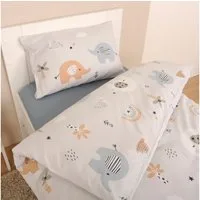 Baby Best Babybettwäsche BabyBest Elephant, Flanell, 2 teilig, Flanellbettwäsche