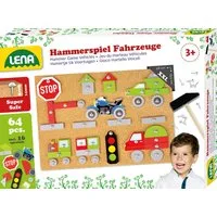 Lena® Spiel Hammerspiel Fahrzeuge, Kinderspiel