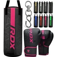 RDX Sports Boxsack RDX Kinder Boxsack 2 Fuß (60,96 cm) und Boxhandschuhe Set