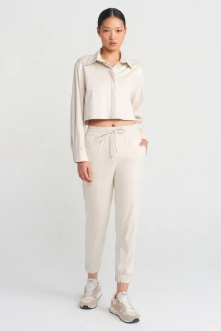 Faux-Suede Jogginghose