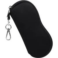 Fintie Brillenetui Weich - Neopren Sonnenbrille Etui Ultraleicht Brillenhülle, mit Karabiner für Damen Herren Schwimmbrille