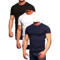 Jack & Jones T-Shirt (3er-Pack) Basic mit Rundhalsausschnitt