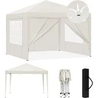 EUGAD Faltpavillon, wasserfest Winterfest,mit Seitenwänden Fenstern Tasche